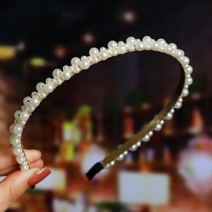 Geometric Pearl Headband